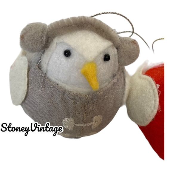 Featherly Friends 4pc Christmas Tree Ornament Set, NWT - Picture 7 of 8